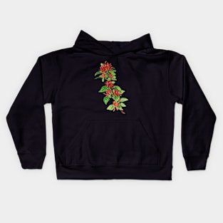 December 30th birthday flower Kids Hoodie